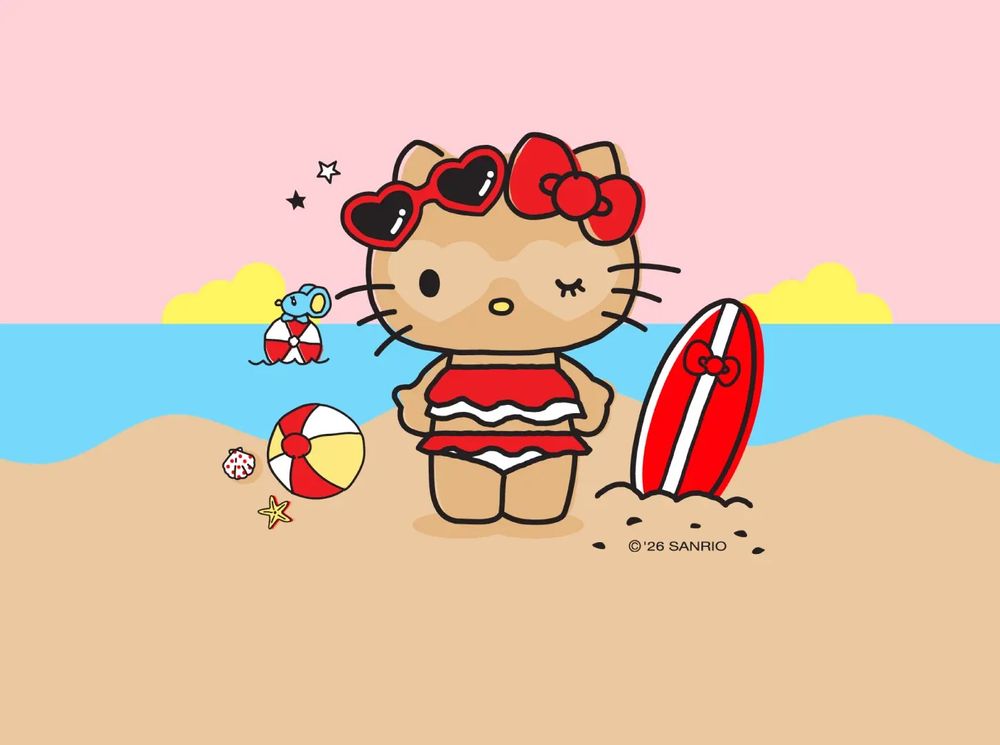 泰國開賣「曬黑三麗鷗」周邊！超可愛「焦糖布丁狗、比基尼Hello Kitty」玩偶吊飾全都想買！-12