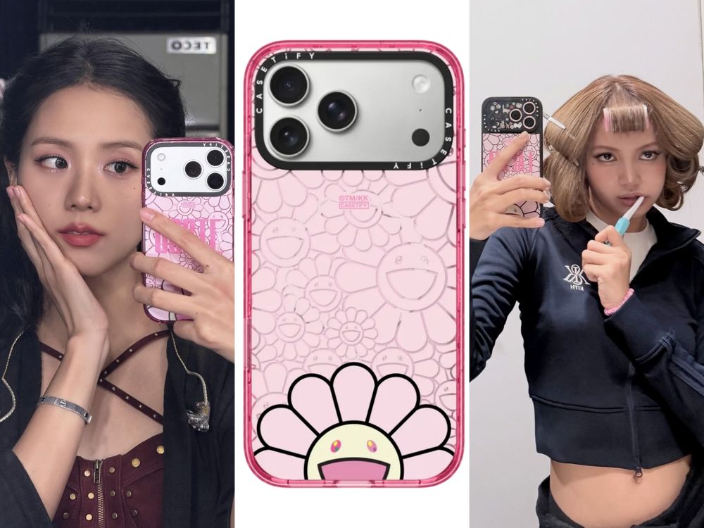 錯過會搥心肝！韓星狂愛「CASETiFY村上隆」手機殼回來了！Lisa、SVT玟奎、BTS泰亨同款幫你整理好-5