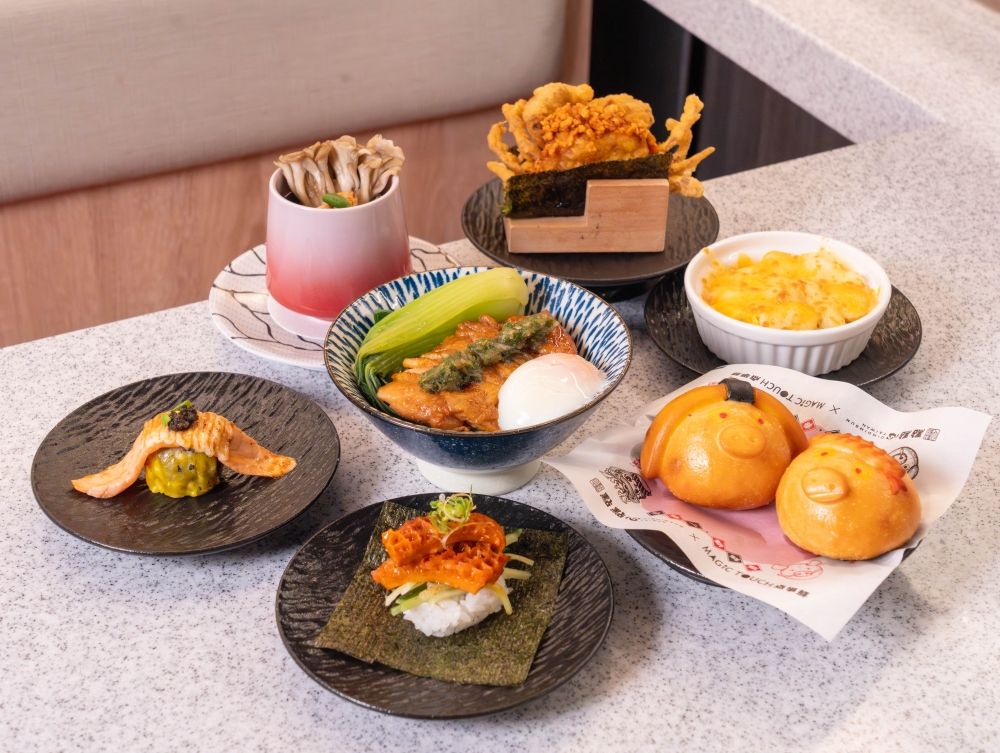 点爭鮮跟點點心聯名啦！超可愛「玉子燒握壽司流沙包、雪山酥皮叉燒包、鮮味海鮮粥」全都想吃！-6