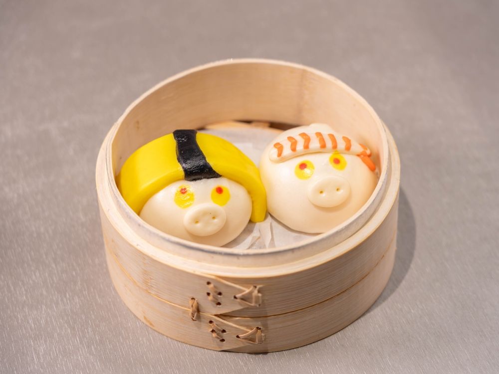 点爭鮮跟點點心聯名啦！超可愛「玉子燒握壽司流沙包、雪山酥皮叉燒包、鮮味海鮮粥」全都想吃！-8