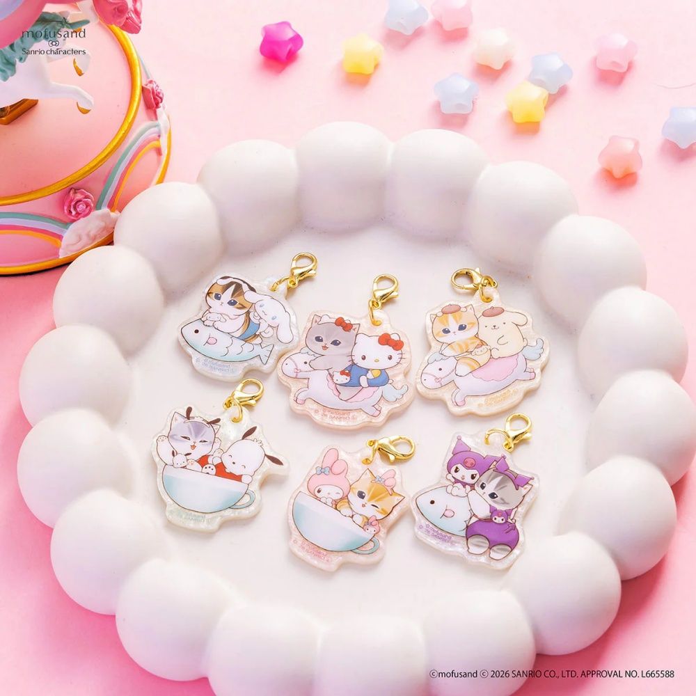 史上最夢幻聯名！貓福珊迪×三麗鷗「Hello Kitty虎斑喵絨毛吊飾、布丁狗貓貓收納包」全都太想買！-14