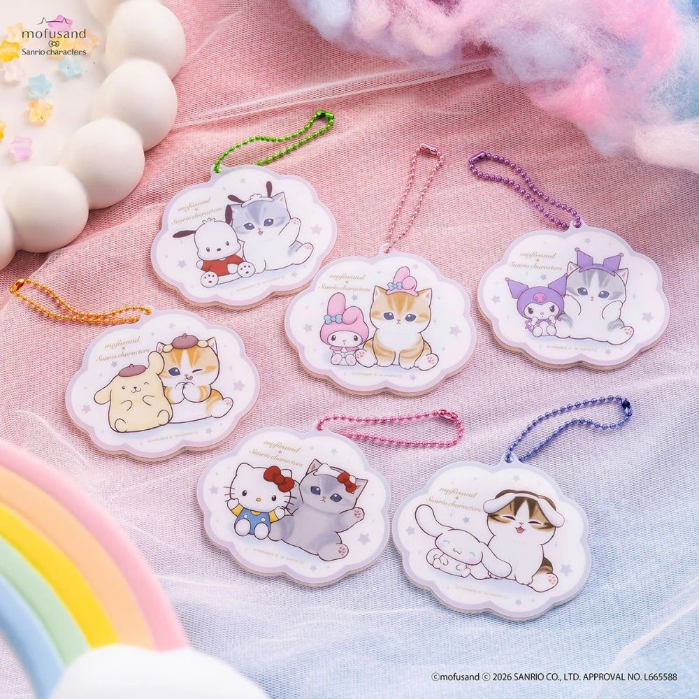 史上最夢幻聯名！貓福珊迪×三麗鷗「Hello Kitty虎斑喵絨毛吊飾、布丁狗貓貓收納包」全都太想買！-15