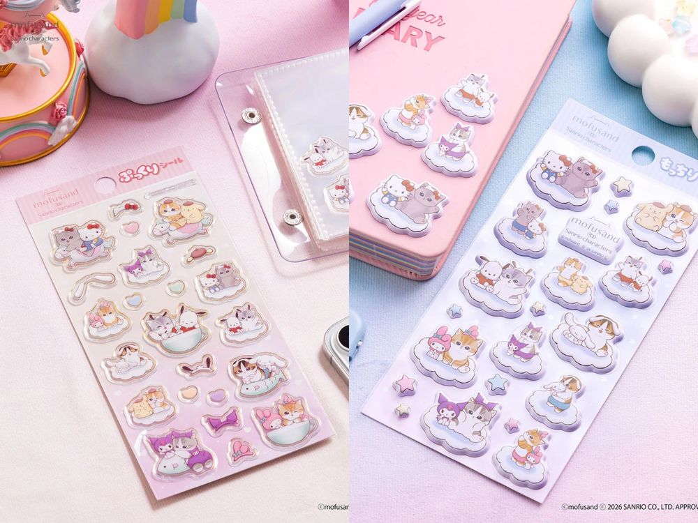 史上最夢幻聯名！貓福珊迪×三麗鷗「Hello Kitty虎斑喵絨毛吊飾、布丁狗貓貓收納包」全都太想買！-20