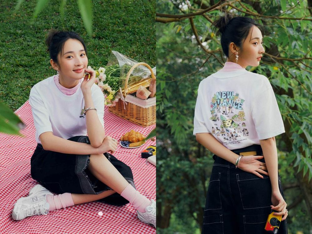 IU、張員瑛聯手拍NB廣告？！每年都期待「NB BOY系列」來了！兩雙女神同款球鞋穿起來腿超細！-1