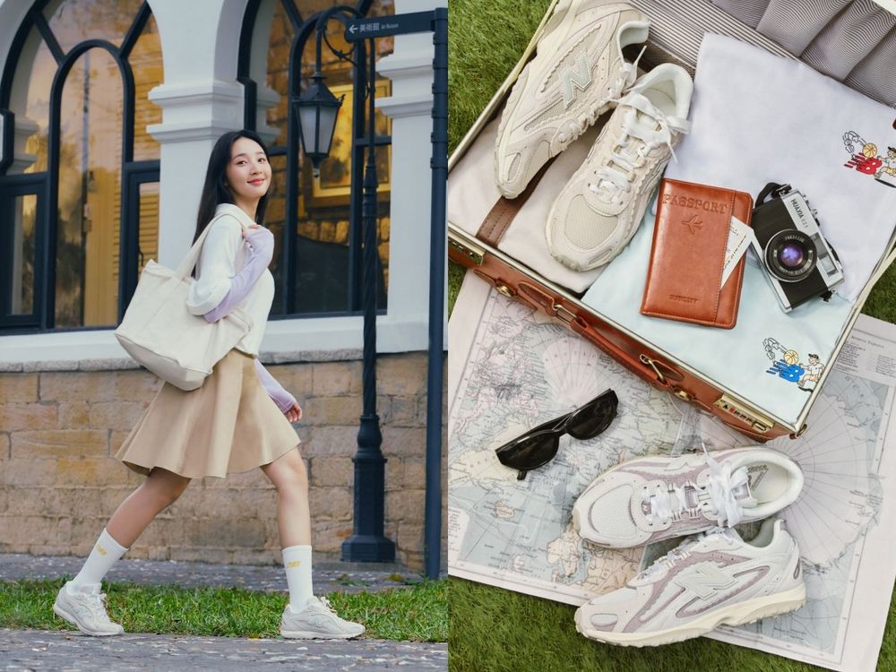 IU、張員瑛聯手拍NB廣告？！每年都期待「NB BOY系列」來了！兩雙女神同款球鞋穿起來腿超細！-7