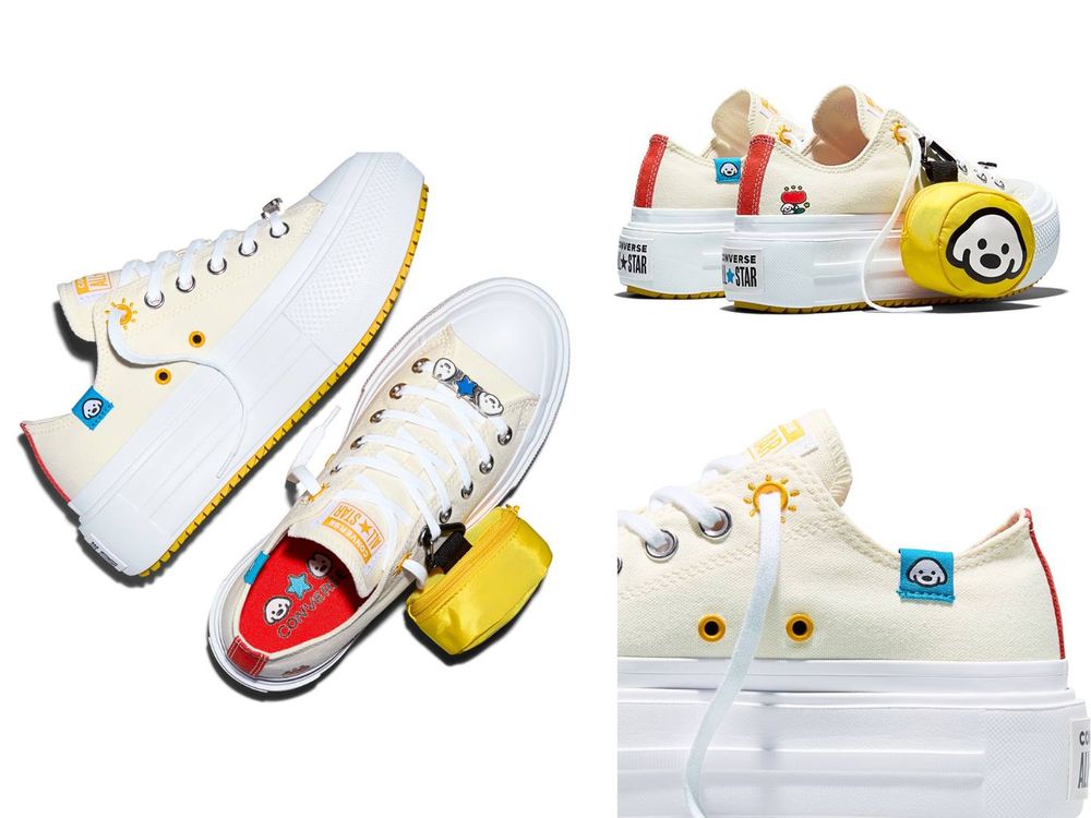 把毛小孩穿上身！CONVERSE最新聯名犯規可愛！「毛孩插畫鞋、T恤」萌到爆、一套直接穿出門！-4