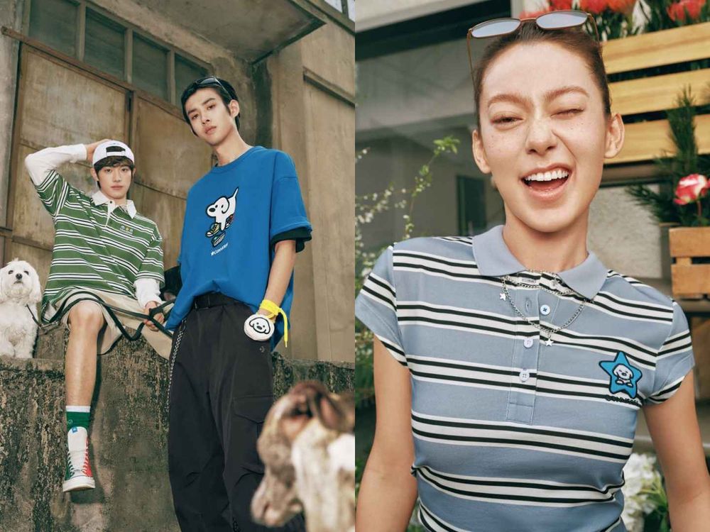 把毛小孩穿上身！CONVERSE最新聯名犯規可愛！「毛孩插畫鞋、T恤」萌到爆、一套直接穿出門！-11