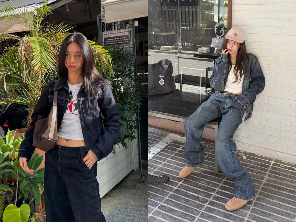 拿出筆記照抄！韓妞「夏天牛仔褲」寶藏穿法！緊身款回歸時尚圈、整身丹寧是今年關鍵字？！-5