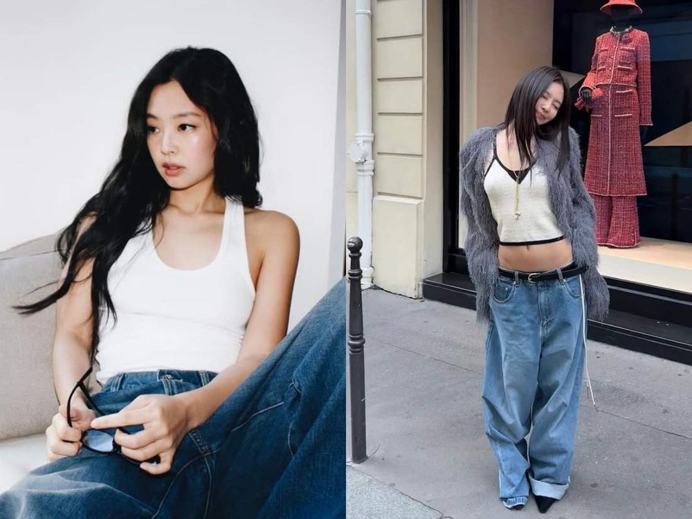 拿出筆記照抄！韓妞「夏天牛仔褲」寶藏穿法！緊身款回歸時尚圈、整身丹寧是今年關鍵字？！-9