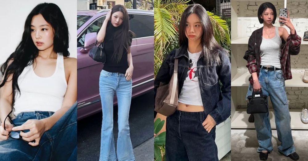 拿出筆記照抄！韓妞「夏天牛仔褲」寶藏穿法！緊身款回歸時尚圈、整身丹寧是今年關鍵字？！-1