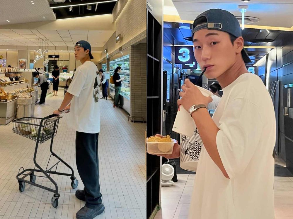 隨便穿就好看？5位最適合穿「白TEE」天花板男神！張凌赫比例太逆天、TXT秀彬簡直性感尤物！-9