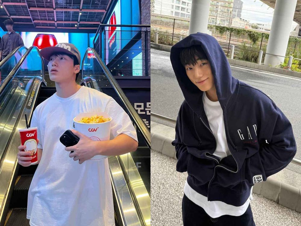 隨便穿就好看？5位最適合穿「白TEE」天花板男神！張凌赫比例太逆天、TXT秀彬簡直性感尤物！-8