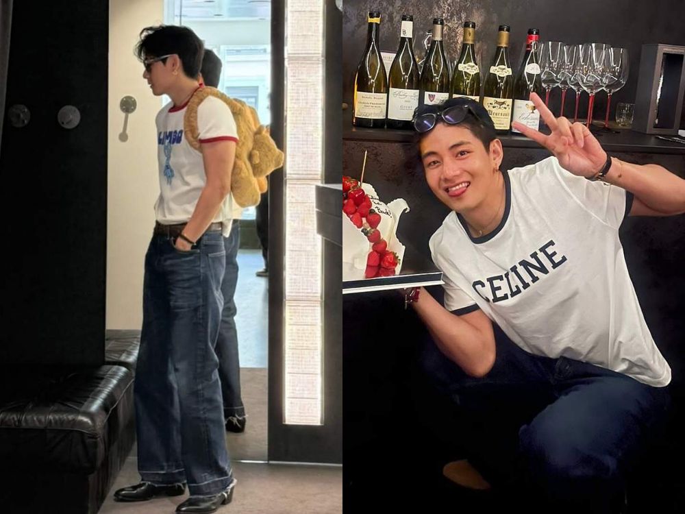 隨便穿就好看？5位最適合穿「白TEE」天花板男神！張凌赫比例太逆天、TXT秀彬簡直性感尤物！-5