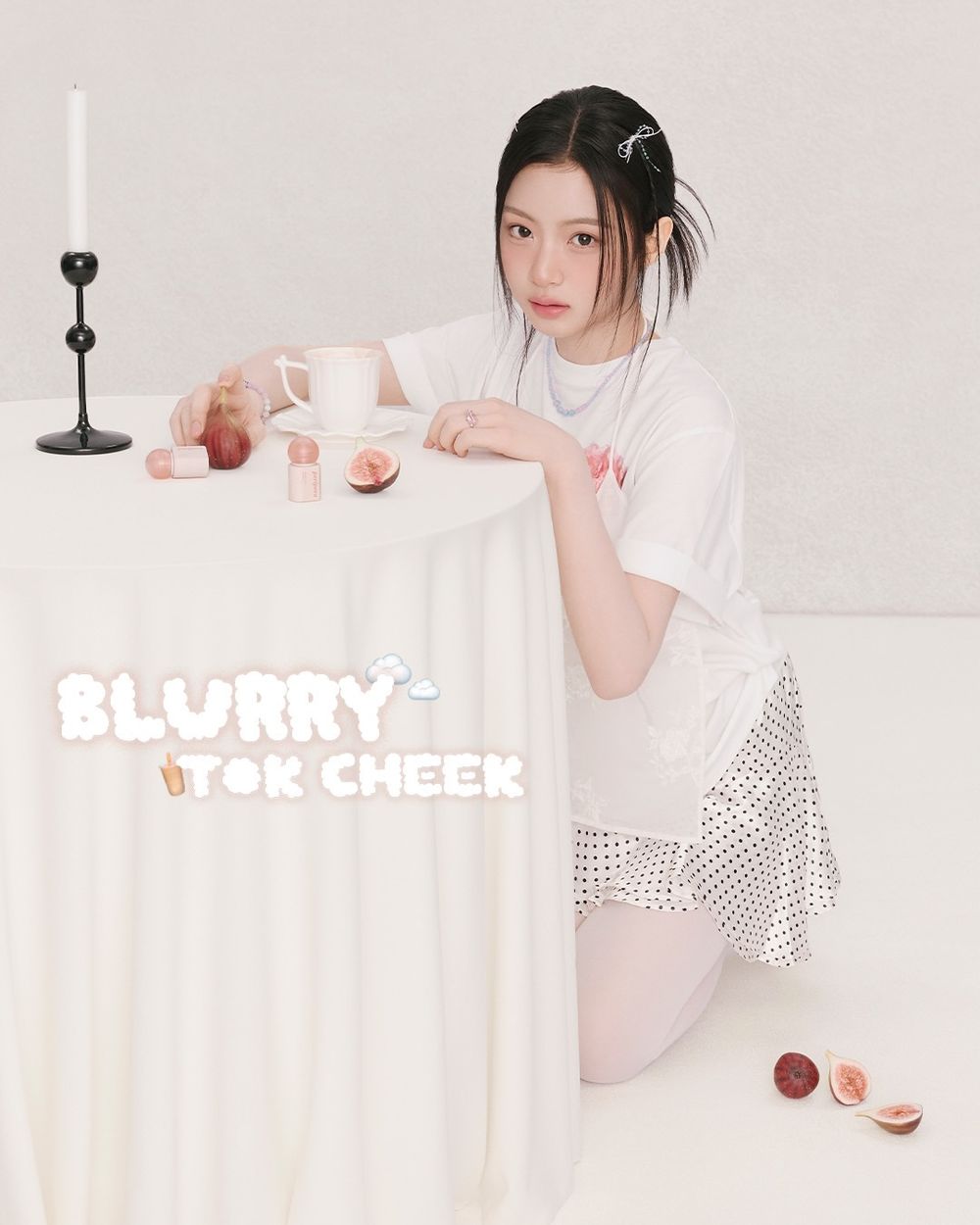 KiiiKiii忙內Kya被封最新美妝帶貨王！AI級美貌清甜演繹peripera「奶瓶頰彩霜」，一抹打造原生奶霧好氣色！-5