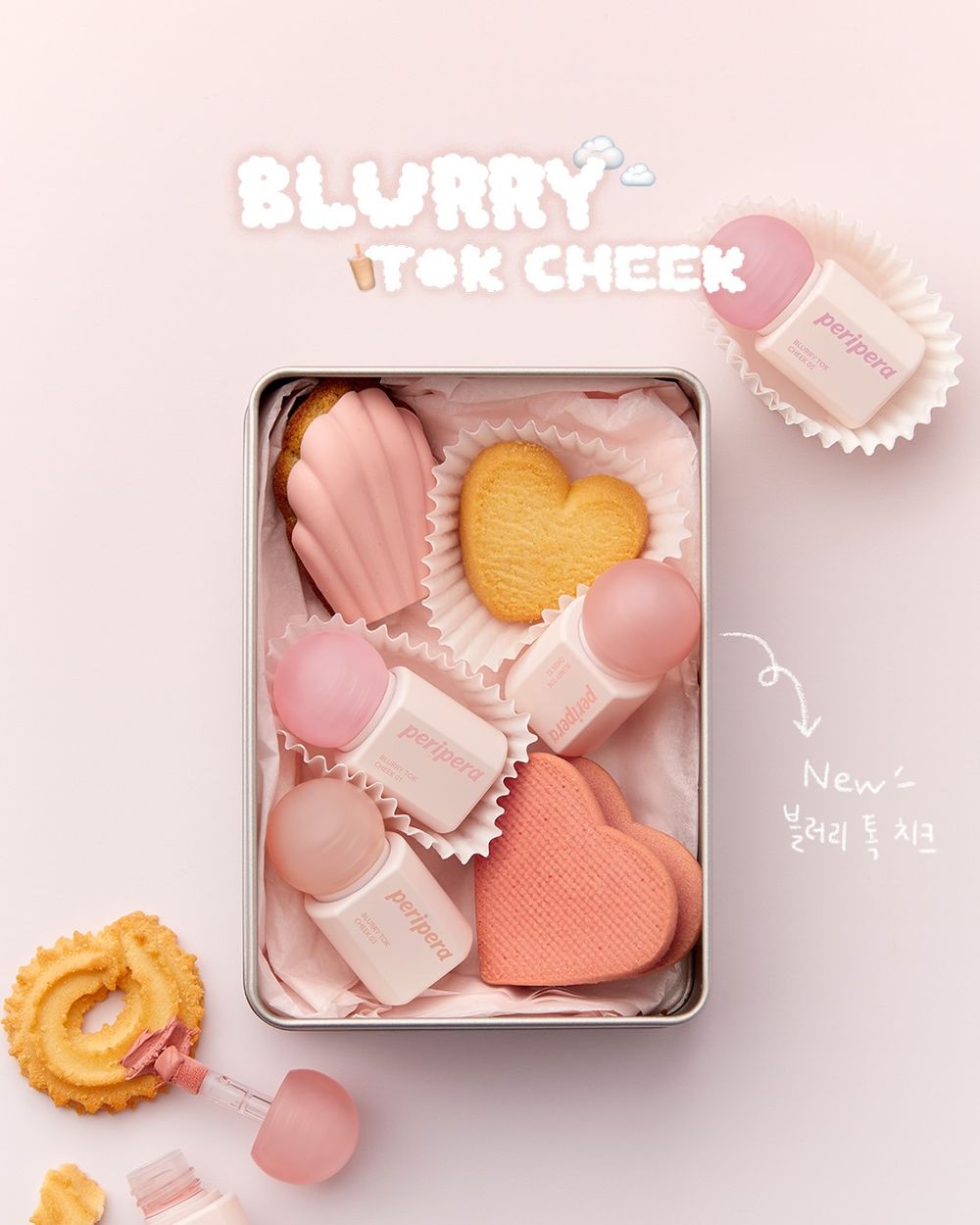 KiiiKiii忙內Kya被封最新美妝帶貨王！AI級美貌清甜演繹peripera「奶瓶頰彩霜」，一抹打造原生奶霧好氣色！-6