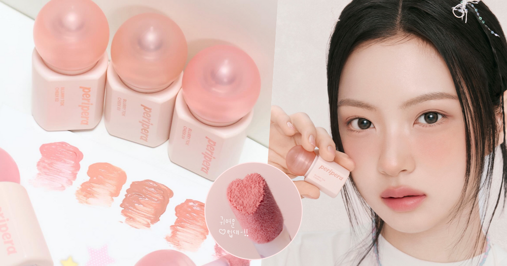 KiiiKiii忙內Kya被封最新美妝帶貨王！AI級美貌清甜演繹peripera「奶瓶頰彩霜」，一抹打造原生奶霧好氣色！-1