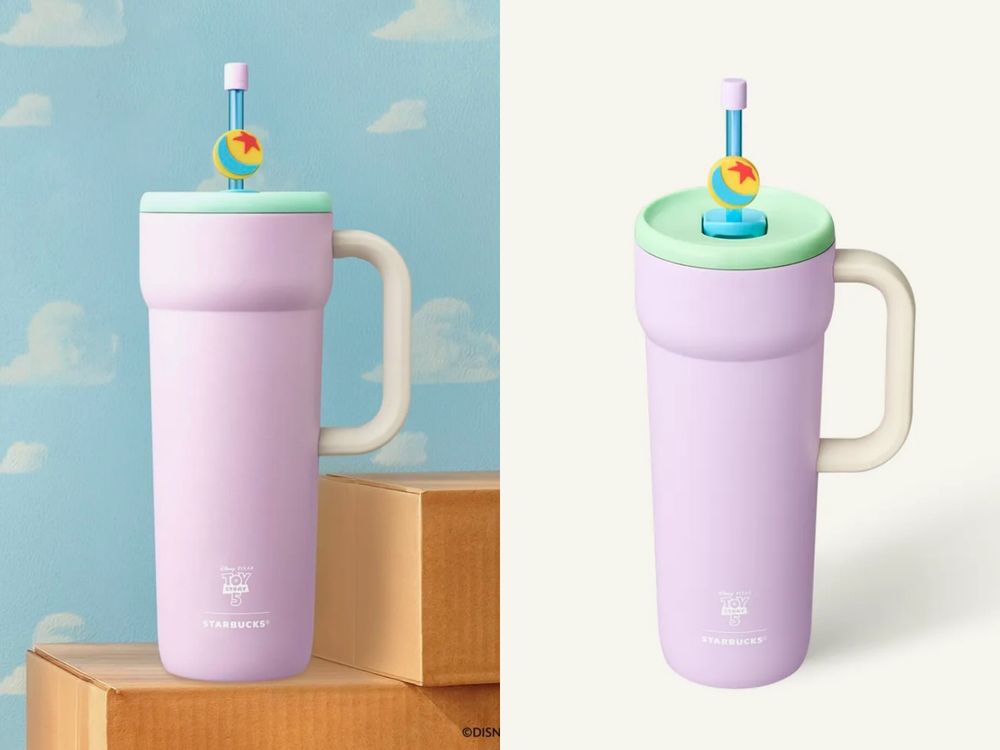 星巴克跟《玩具總動員5》聯名了！萌翻「胡迪小熊吊飾、三眼怪冷水杯、彈簧狗麥片碗」這天開賣！-16