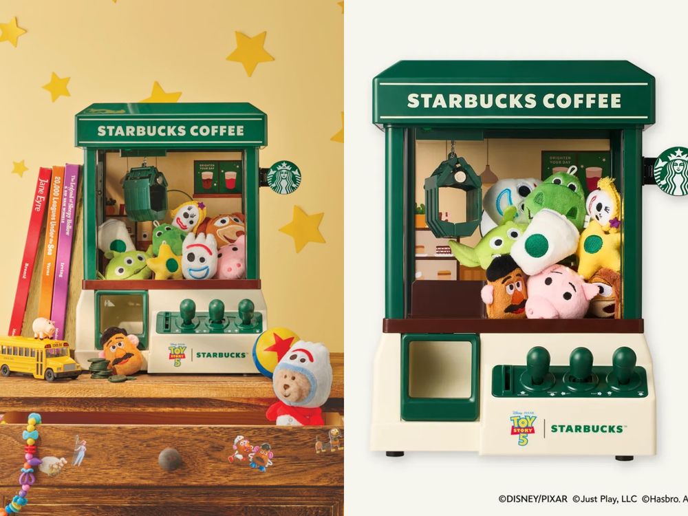星巴克跟《玩具總動員5》聯名了！萌翻「胡迪小熊吊飾、三眼怪冷水杯、彈簧狗麥片碗」這天開賣！-21