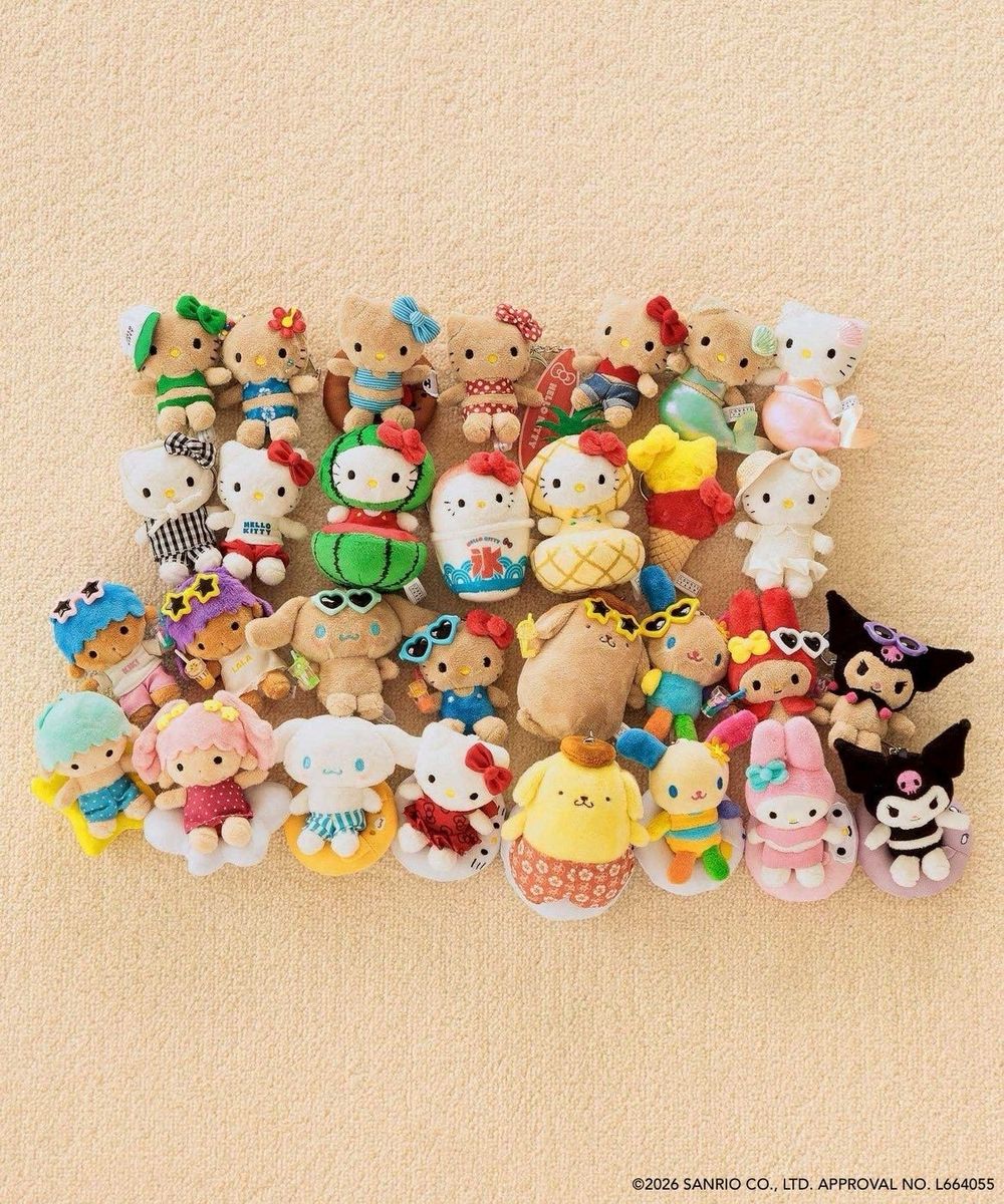 破產預警！LOWRYS FARM三麗鷗太狠！一口氣推30款娃娃吊飾、泳裝＋曬黑造型...這波一定要跟到！-4