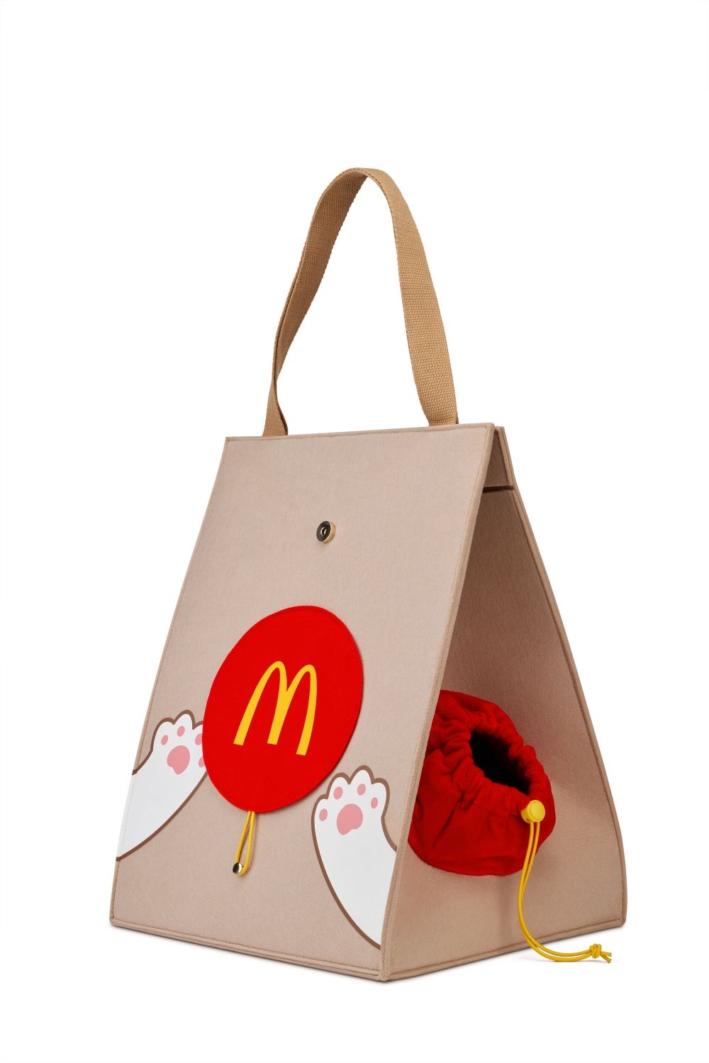 麥當勞也開賣寵物用品？超可愛「薯條漢堡裝飾貓咪小屋、超實用小背包」購買方式看這邊！-6