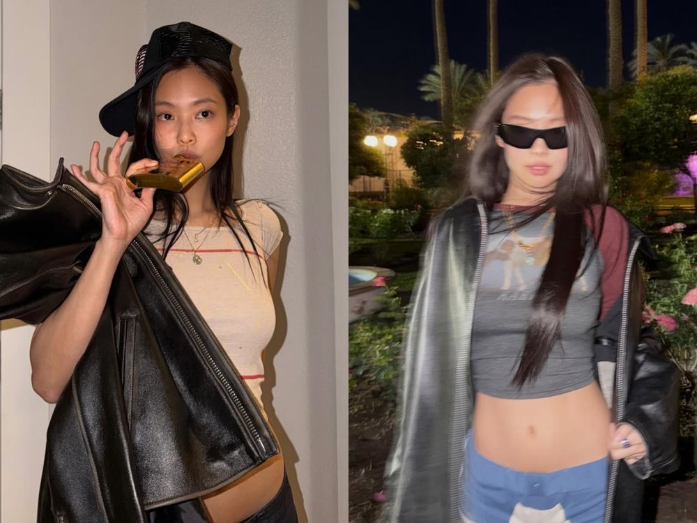 Jennie、Lisa音樂節Coachella穿搭超好看！金珍妮戴的「字母項鍊」竟然找到了！台灣也有賣！-3