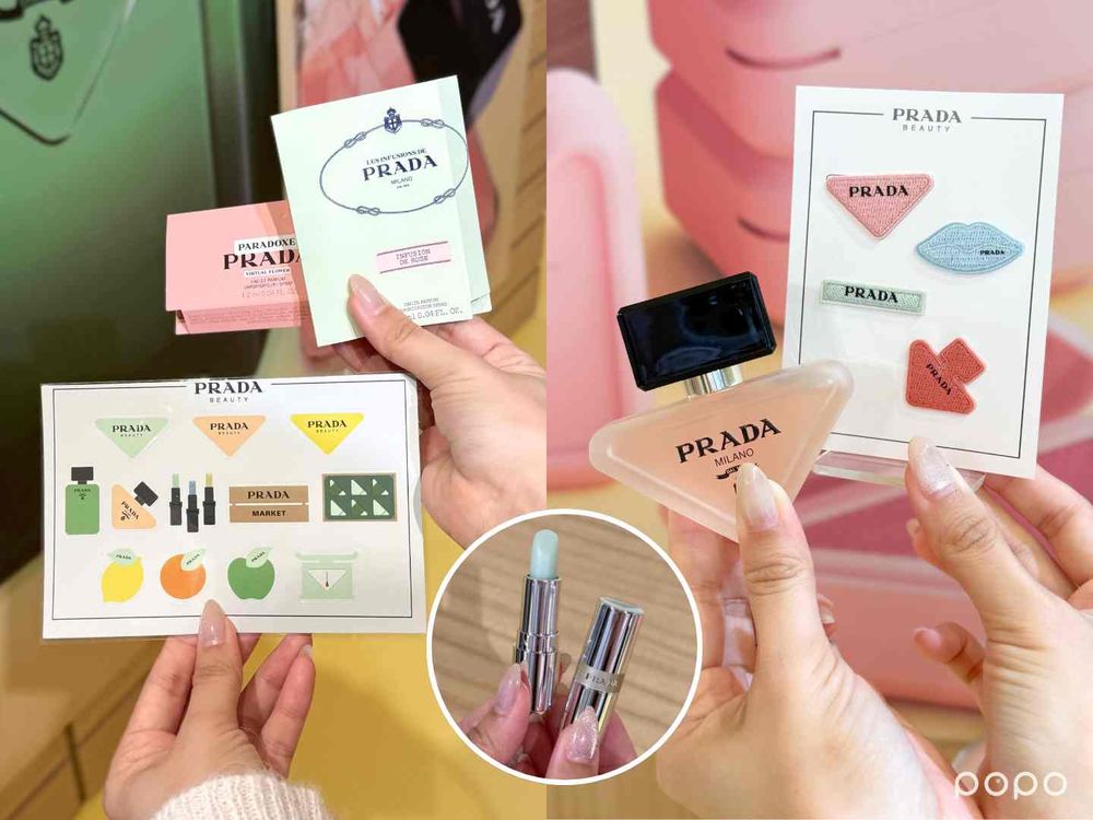 PRADA把浪漫「春市集」搬到台灣！全新三角腮紅搶先登場，預約體驗香氛＆妝容送限定花束、糖葫蘆，澎湃滿小禮物等你來逛！-11