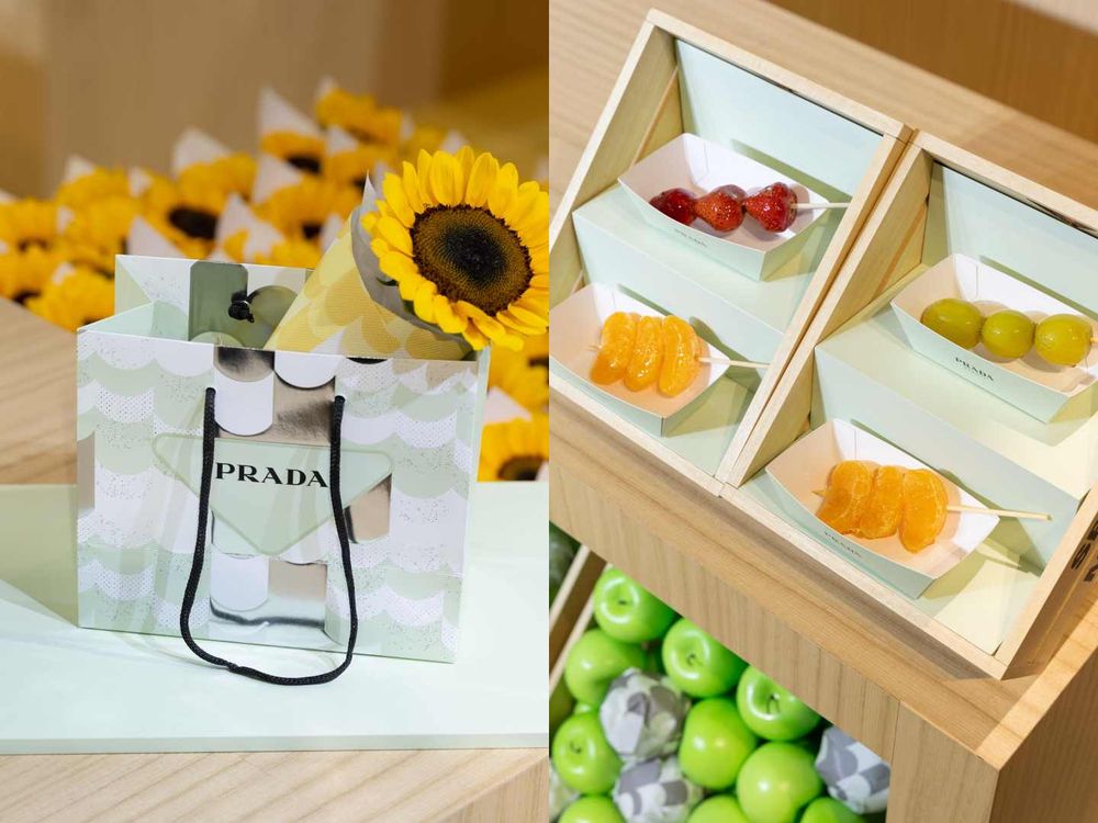 PRADA把浪漫「春市集」搬到台灣！全新三角腮紅搶先登場，預約體驗香氛＆妝容送限定花束、糖葫蘆，澎湃滿小禮物等你來逛！-15