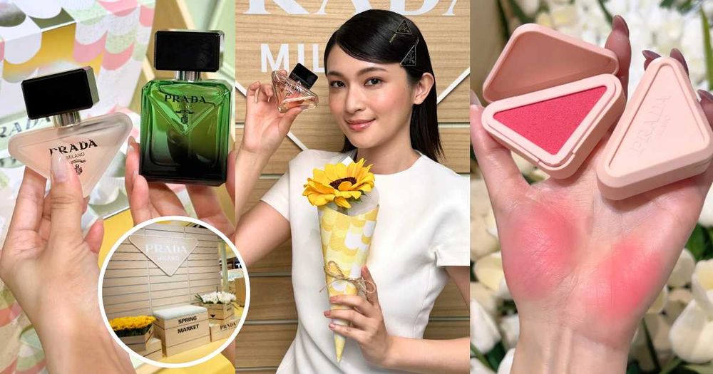 PRADA把浪漫「春市集」搬到台灣！全新三角腮紅搶先登場，預約體驗香氛＆妝容送限定花束、糖葫蘆，澎湃滿小禮物等你來逛！-1