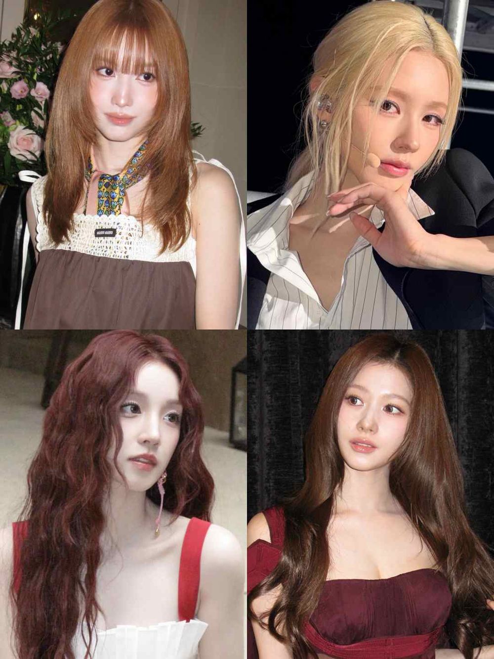 2026夏季韓星同款髮色公開！張員瑛柔霧黑茶棕、Momo焦糖奶茶棕、Sana玫瑰茶棕，這樣染最顯白！-0