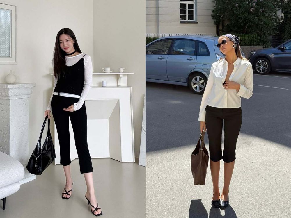 不穿短褲更時髦？「卡布里七分褲」今年必備有一件！6大重點穿出細腿高級感、根本梨形身材救星！-9