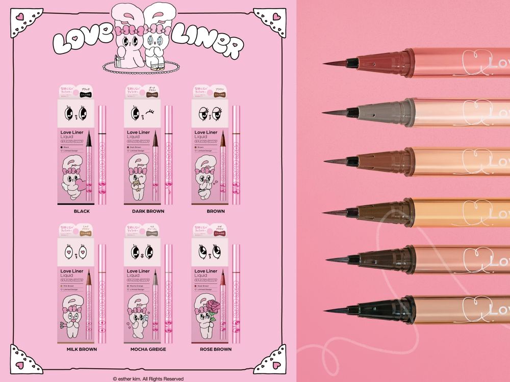 艾絲樂小兔聯名可愛得太犯規！Love Liner超激細眼線「高顯色＋極細精準筆觸」全面升級，抗暈防水被問爆！-3