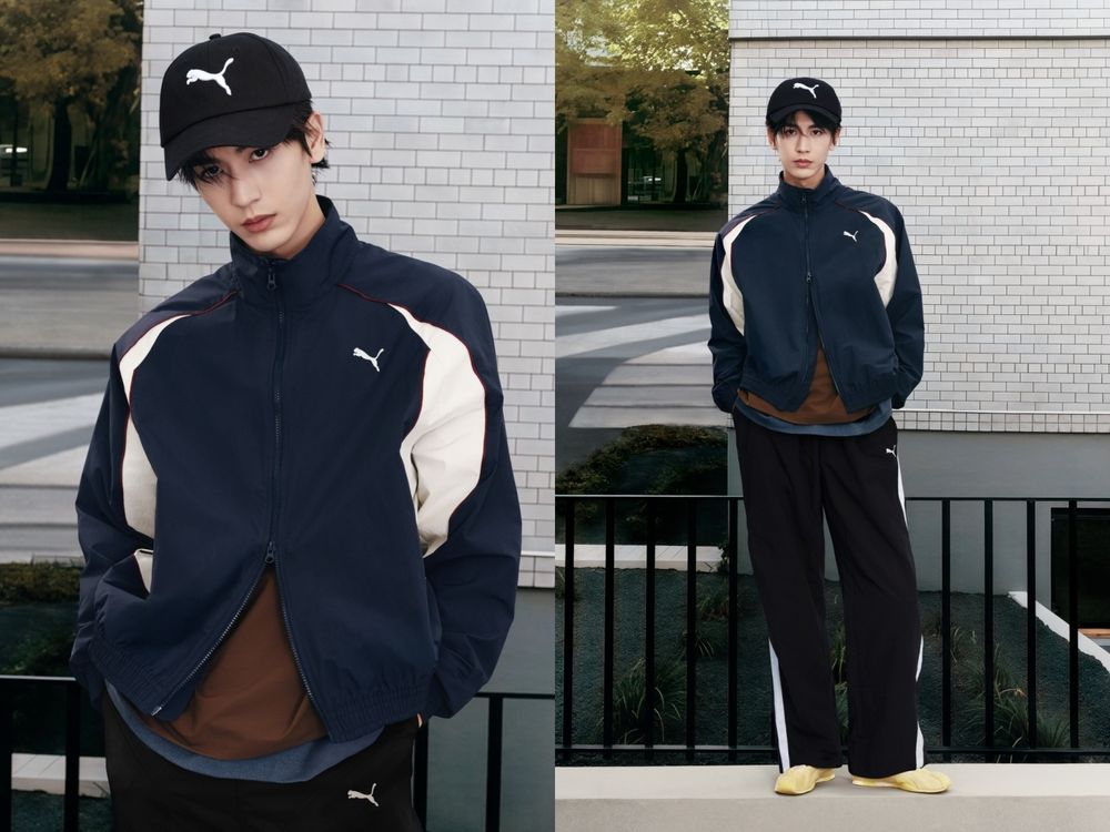 核桃瘋掉！張凌赫PUMA新廣告又帥出巔峰！痞帥感「校園男友風」以為在拍新劇～同款球鞋、襯衫台灣有賣！-2