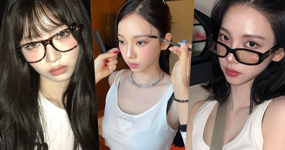 夏天戴眼鏡妝容怎麼畫才不被吃掉？韓女都在畫的「框內精緻妝」5個重點公開，氣色直接被救回來！-1