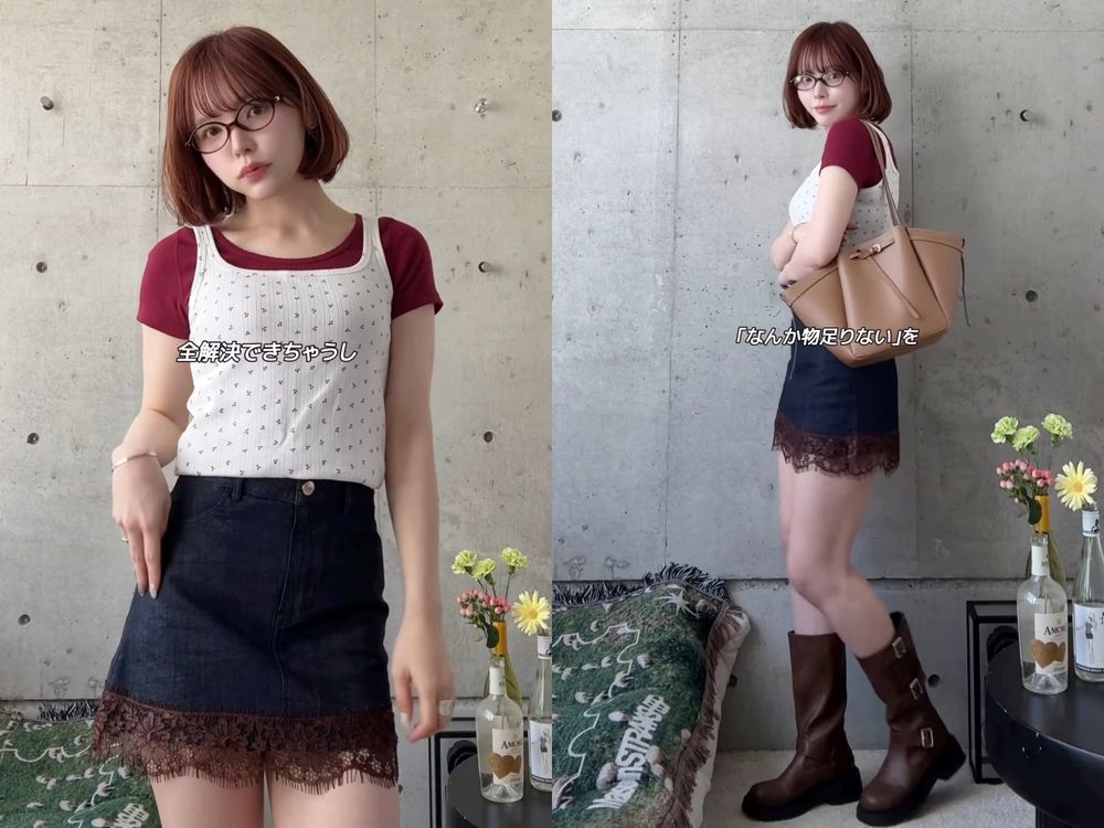 這真的是UNIQLO出的！日韓爆紅「小碎花系列」上衣、背心台灣也有賣！疊搭一秒變超時髦！-3