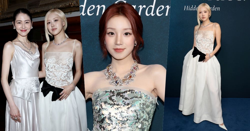 Tiffany紐約晚宴把女神們都找來了！Rosé淡裸妝美的像公主、宋雨琦高清生圖也美的像AI！-1