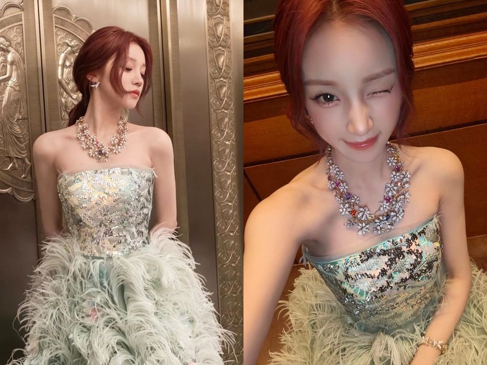 Tiffany紐約晚宴把女神們都找來了！Rosé淡裸妝美的像公主、宋雨琦高清生圖也美的像AI！-7