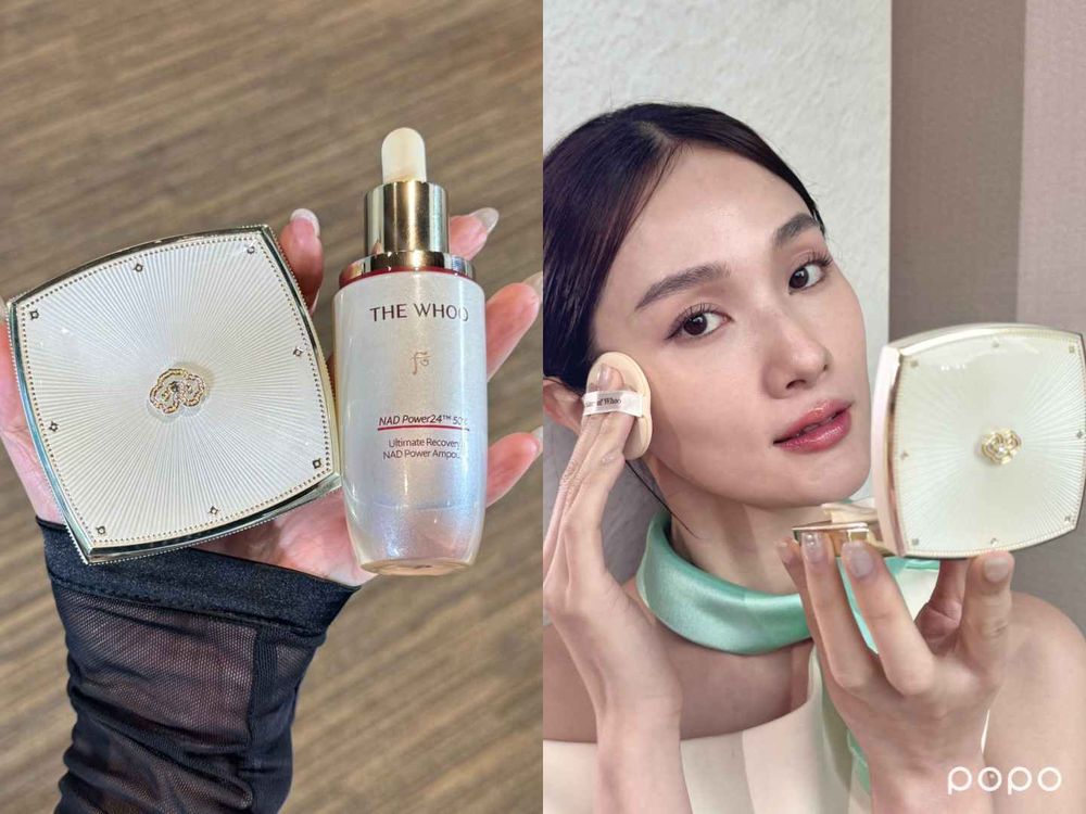 THE WHOO后獨家曝光金智媛絕美新形象！妝前保養、抗老必用「快充安瓶」，奢華加入滿滿NAD成分，肌膚緊緻又透光！-11