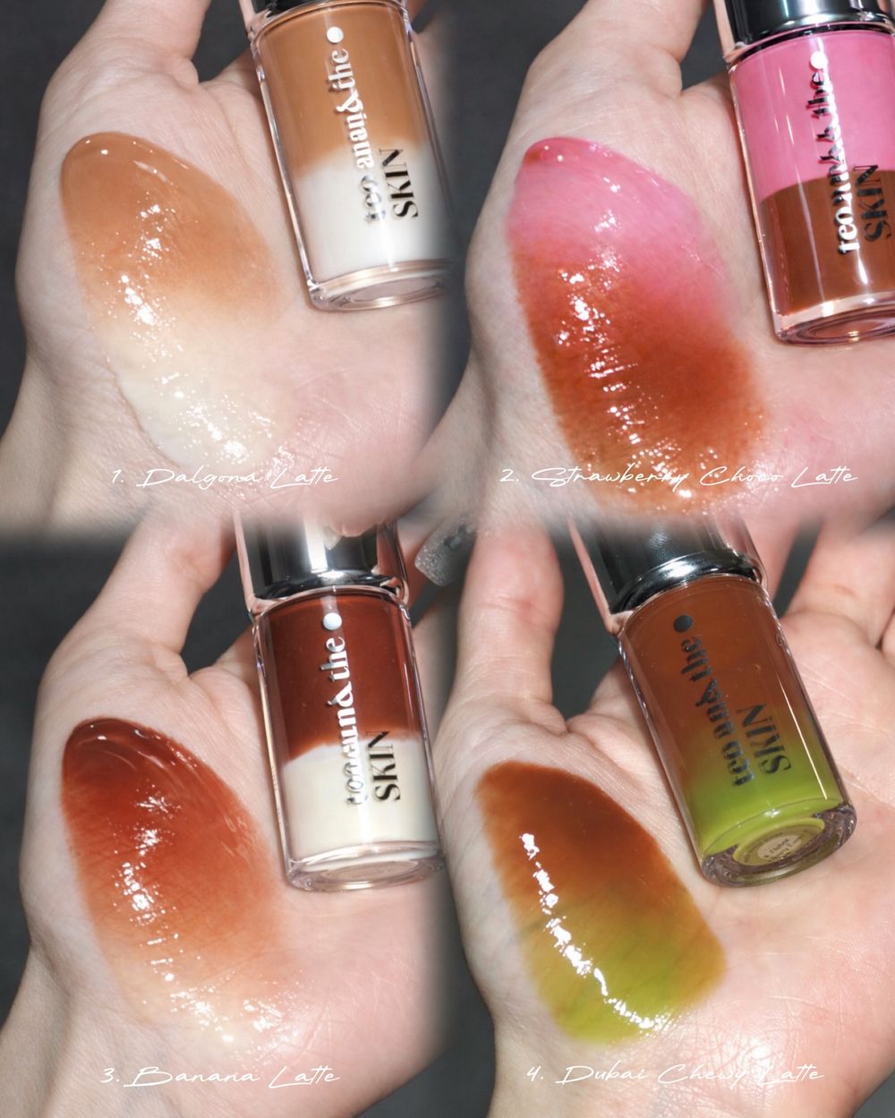 韓女默默風靡「杜拜巧克力拿鐵唇蜜」！開心果綠x咖啡雙層設計，居然是知性復古暖棕，一抹撫平唇紋，號稱雙唇專用的冰咖啡！-8