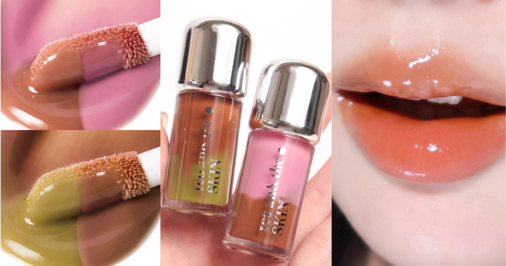 韓女默默風靡「杜拜巧克力拿鐵唇蜜」！開心果綠x咖啡雙層設計，居然是知性復古暖棕，一抹撫平唇紋，號稱雙唇專用的冰咖啡！-1