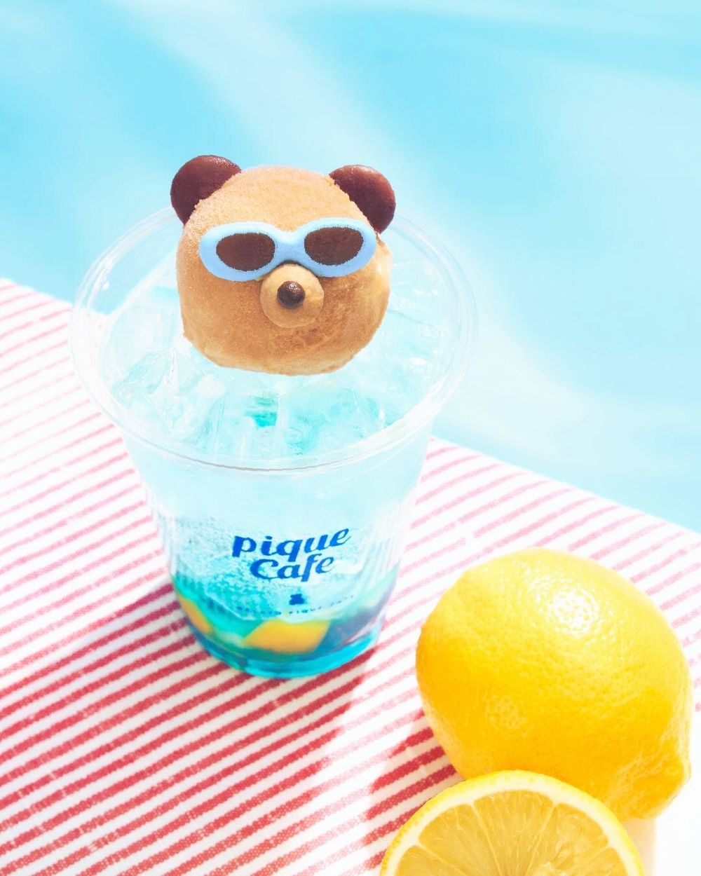 要去日本的快看！Gelato Pique Cafe最新「墨鏡熊熊可麗餅、熊熊百香果氣泡飲」萌到捨不得開動！-8