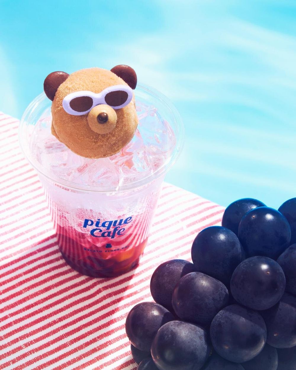 要去日本的快看！Gelato Pique Cafe最新「墨鏡熊熊可麗餅、熊熊百香果氣泡飲」萌到捨不得開動！-2