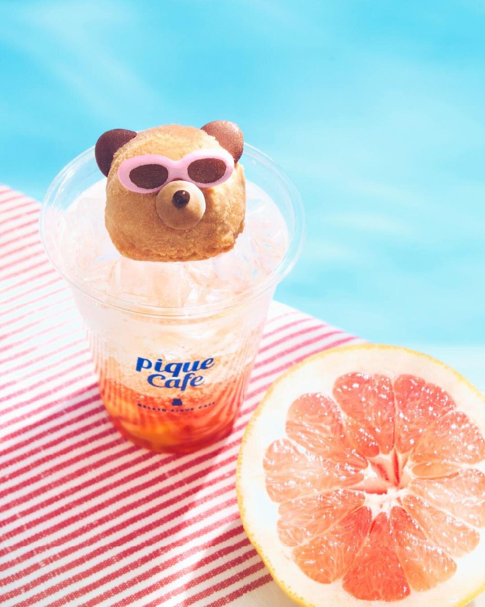 要去日本的快看！Gelato Pique Cafe最新「墨鏡熊熊可麗餅、熊熊百香果氣泡飲」萌到捨不得開動！-5