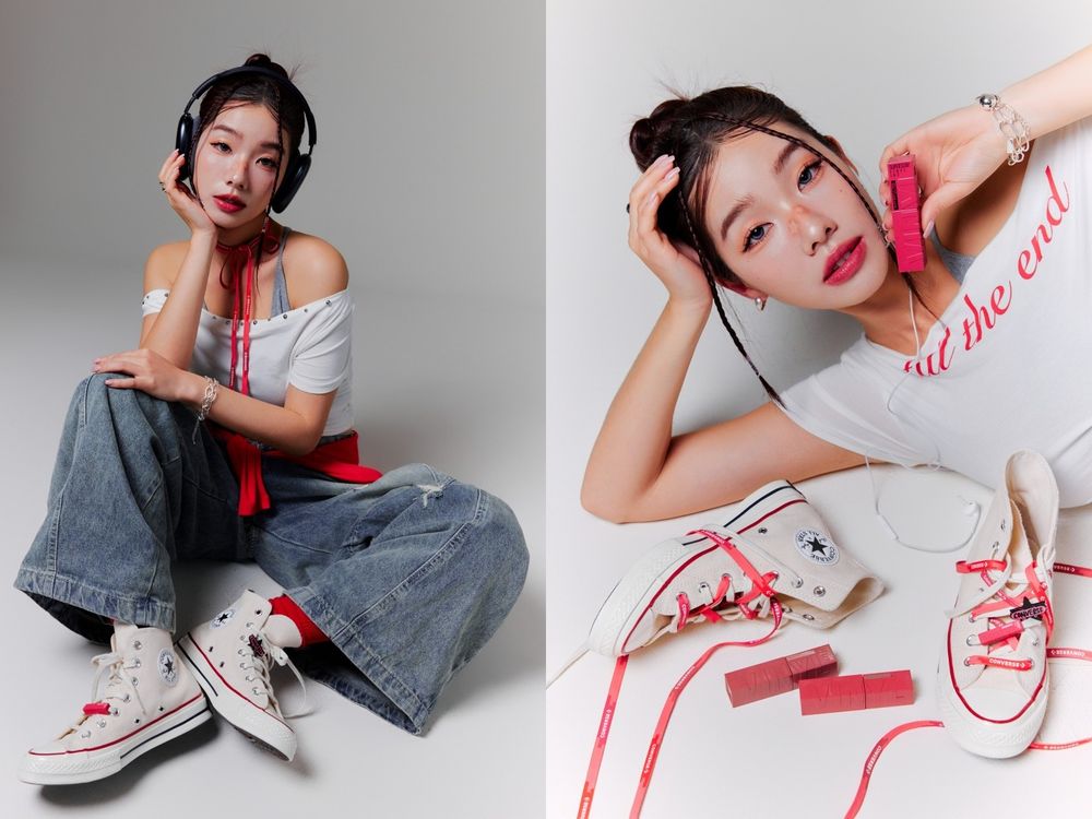 2026最潮美妝跨界聯名！媚比琳攜手Converse打造鎖吻棒「加速心動紅」限量色，指定門市消費就能獲得、趕快來蒐集！-5