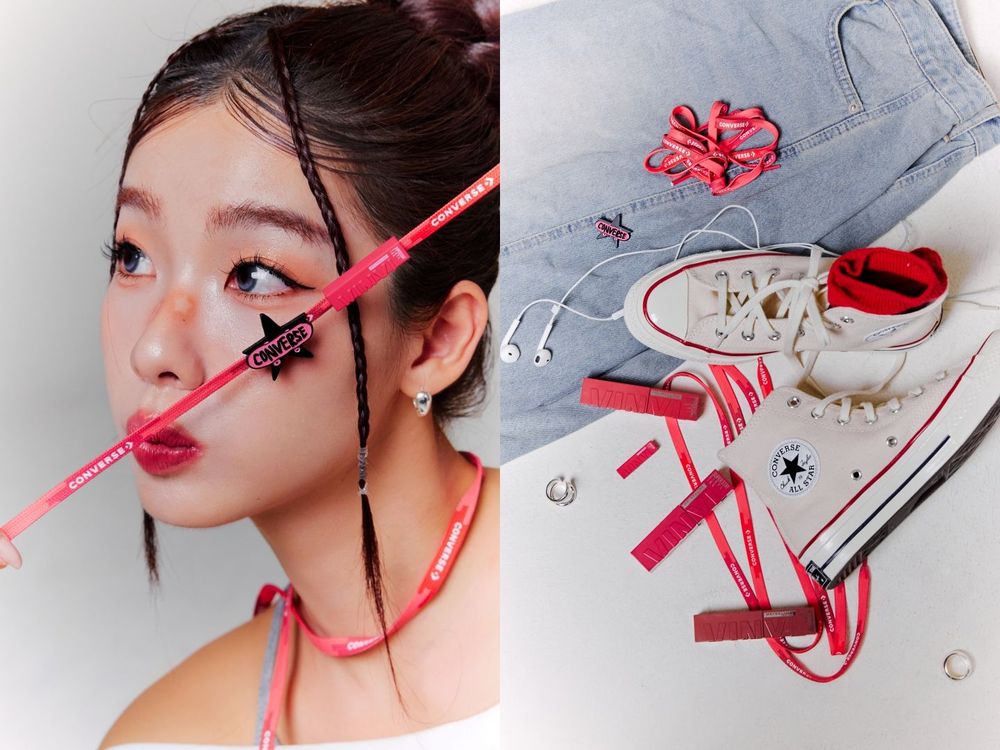 2026最潮美妝跨界聯名！媚比琳攜手Converse打造鎖吻棒「加速心動紅」限量色，指定門市消費就能獲得、趕快來蒐集！-8
