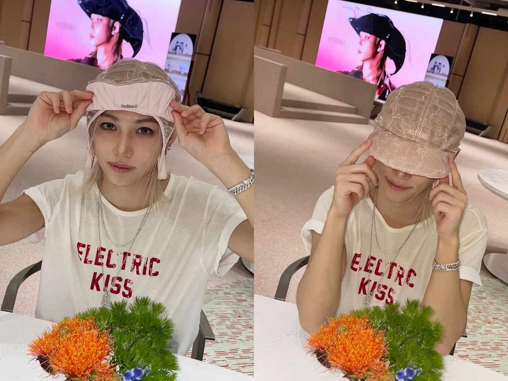 史上最稱職代言人？Felix狂曬四十張Atiissu帥照！粉色「牡蠣寶寶帽」可愛瘋、STAY們存圖存到手軟-3