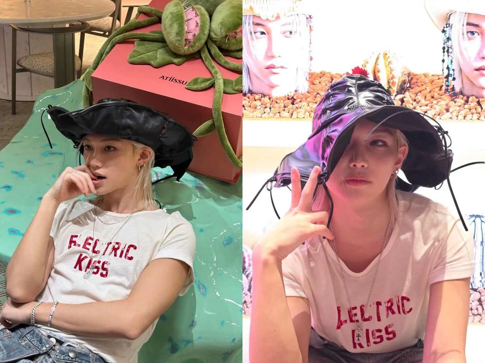 史上最稱職代言人？Felix狂曬四十張Atiissu帥照！粉色「牡蠣寶寶帽」可愛瘋、STAY們存圖存到手軟-6