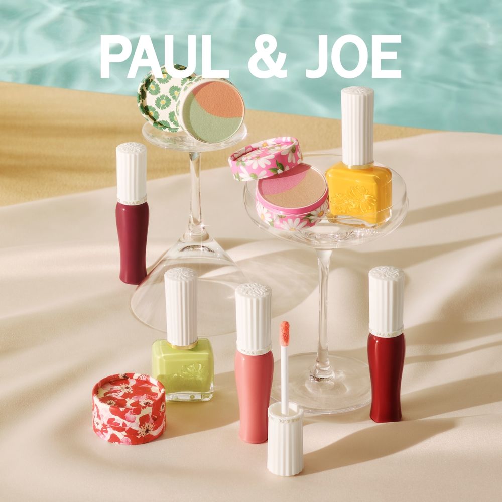 夏日戀愛濾鏡直接開滿！PAUL & JOE「花漾眼彩＋軟糖唇露」甜到發光、從眼到唇一秒變身夏日甜心！-2