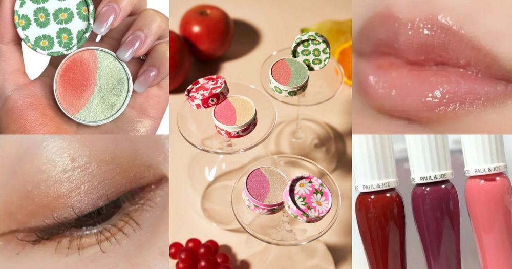 夏日戀愛濾鏡直接開滿！PAUL & JOE「花漾眼彩＋軟糖唇露」甜到發光、從眼到唇一秒變身夏日甜心！-1