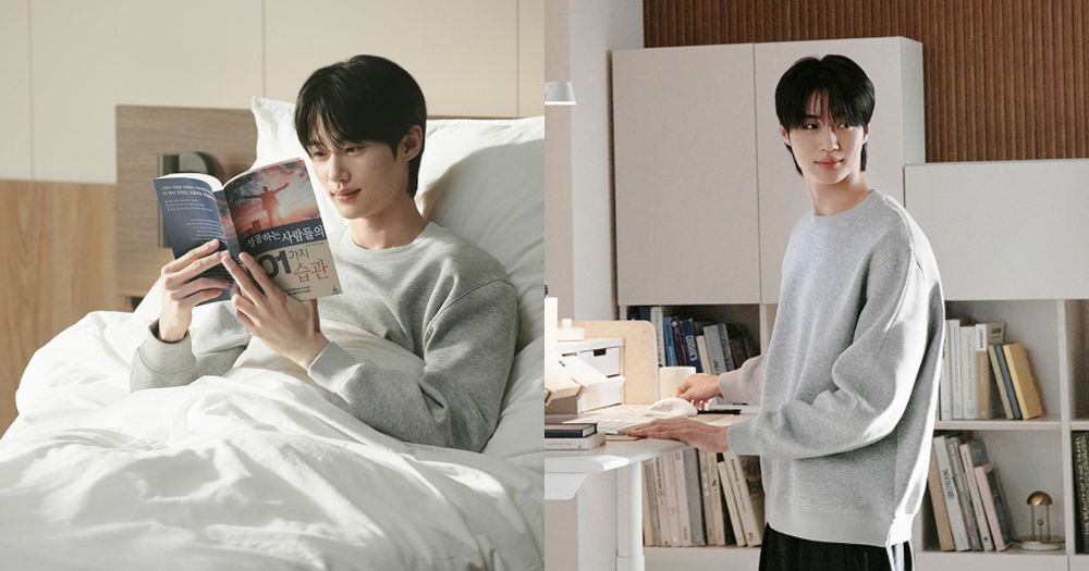 想跟邊邊躺在一起！邊佑錫代言iloom家居最新廣告帥翻天、「升降書桌」同款愛用必買亮點一次看！-1