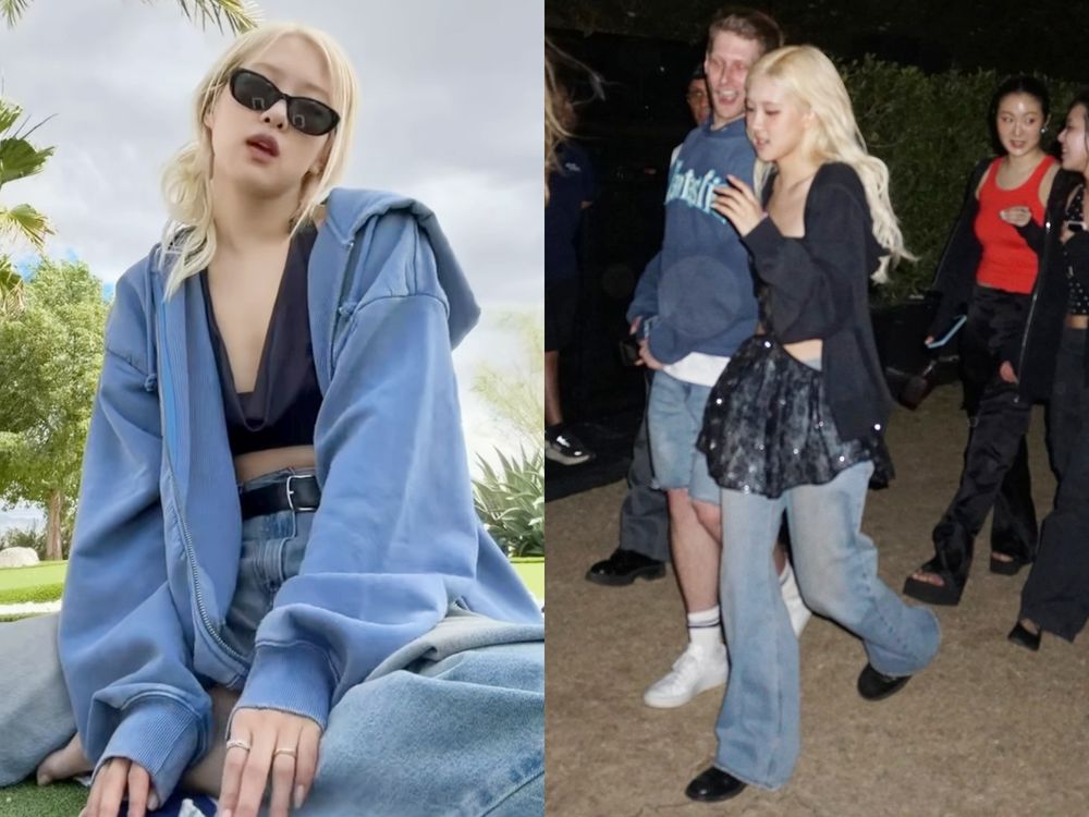 Levi’s根本Coachella最大贏家？Rosé狂穿「Boot寬鬆靴型牛仔褲」跑整場！這件買了不會後悔！-4